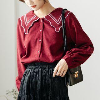Contrast Lining Shirt