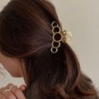 Circle Motif Hair Clamp Gold - One Size