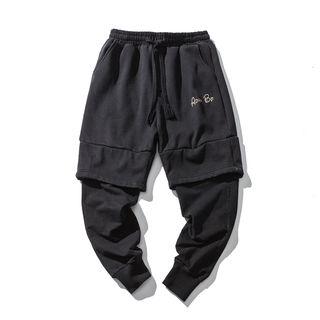 Mock Two-piece Sweatpants