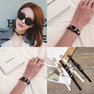 Faux Leather Choker / Bracelet