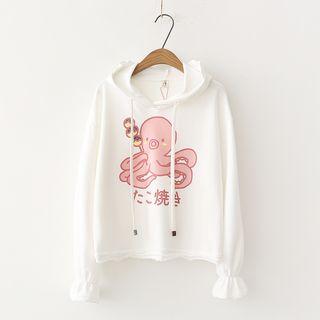 Octopus Print Hoodie