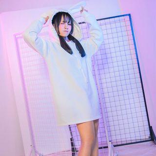 Ear Long Hoodie
