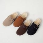 Faux-shearling Clog Slippers