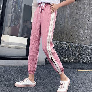 Contrast Panel Pants