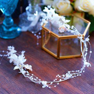 Wedding Bead Floral Headpiece