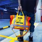 Color Block Canvas Tote Bag Yellow - One Size
