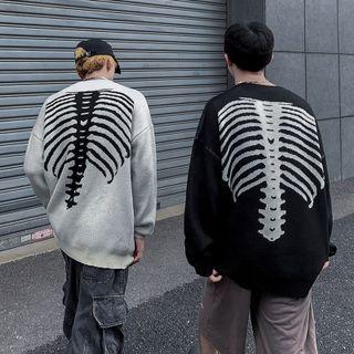 Cartilage Print Sweater