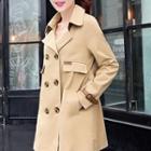 Double-breasted Buckled Trench Coat