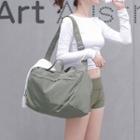 Plain Carryall Bag Pea Green - L