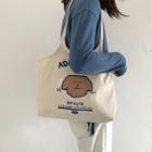 Cartoon Print Shopper Bag As Shown In Figure - One Size