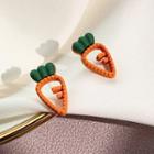 Alloy Carrot Earring 1 Pair - One Size