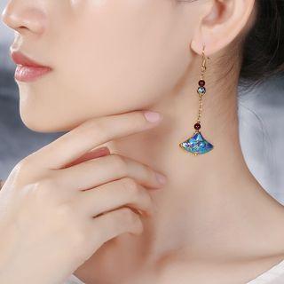 Asymmetrical Fan Drop Earrings