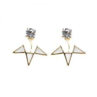 Rhinestone Spiky Ear Jackets