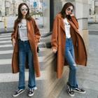 Single Breasted Long Trench Coat