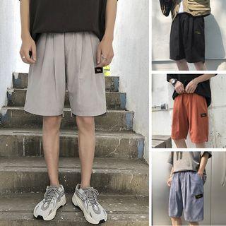 Couple Matching Letter Tag Shorts