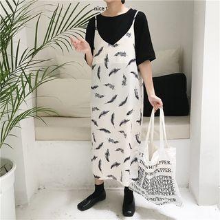 Print Spaghetti Strap Sundress