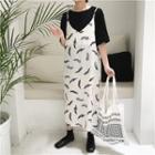 Print Spaghetti Strap Sundress