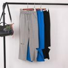 Cut Out Drawstring Sweatpants