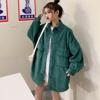 Corduroy Pocket Detail Jacket