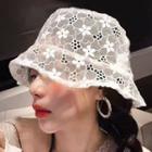 Eyelet Lace Bucket Hat