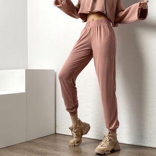 High-waist Sports Harem Pants