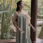 Two-tone Midi Hanfu Dress