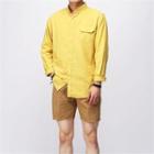 Button-down Flap-pocket Shirt