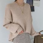 Cashmere Blend Oversized Sweater