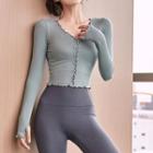 Long-sleeve Lettuce Edge Sports Top