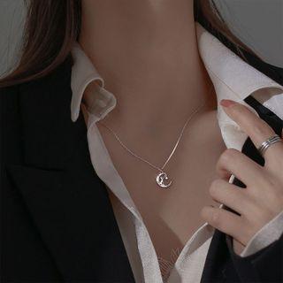 Moon Sterling Silver Necklace