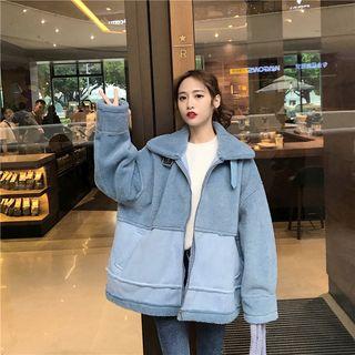 Oversize Fleece Zip Jacket