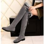 Tassel Detail Over-the-knee Boots