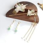 Retro Branches Hair Stick / Hair Comb / Dangle Earring / Set