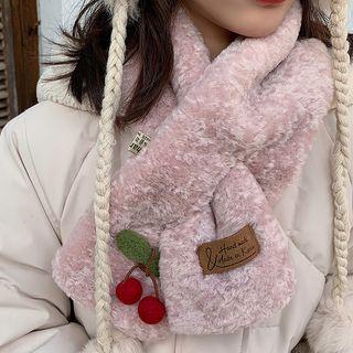 Cherry Fleece Scarf