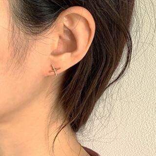 Cross Ear Studs
