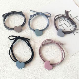 Matte Heart Hair Tie