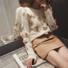 Flower Thick Sweater