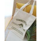 Printed Canvas Shopper Bag Ivory - One Size
