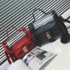 Buckled Transparent Shoulder Bag