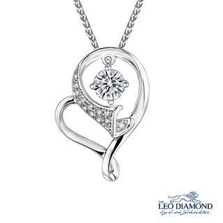 Blooming Heart Collection - 18k White Gold Diamond Heart-shaped Pendant Necklace (16)