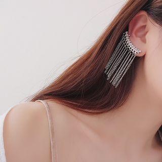 Metallic Fringe Earring