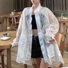 Stand Collar Lace Jacket