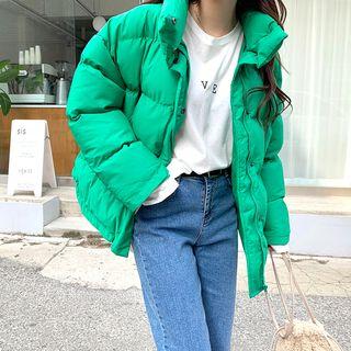 High-neck Oversized Padded Jacket