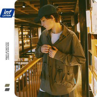 Pocket-details Loose Shirt