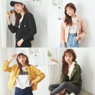 Buttoned Pocket Jacket
