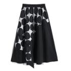 Dotted Overlay Skirt Black - One Size
