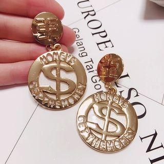 Dollar Sign Earrings