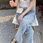 Splash Print Loose-fit Jeans