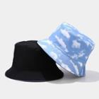 Cloud Print Reversible Bucket Hat