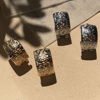 Textured Metal Earring